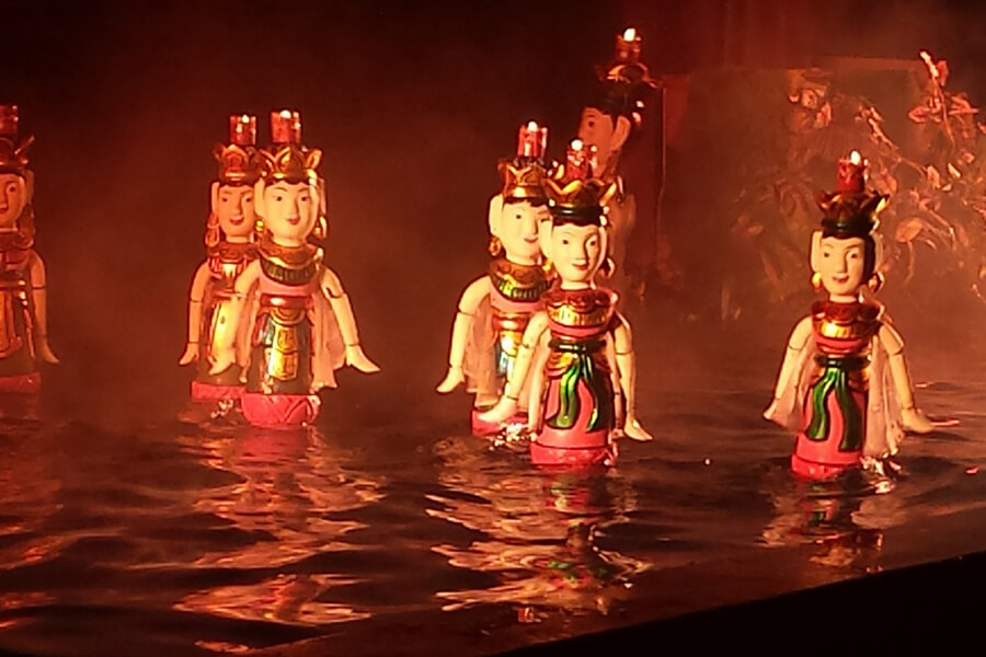 Dancing Fairies at Thang Long Water Puppet Theatre
