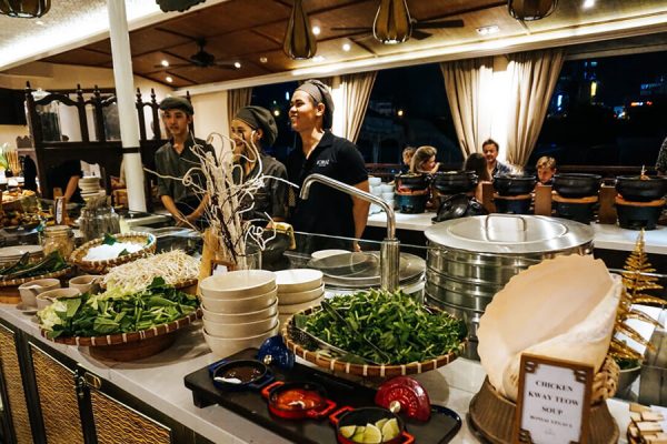 Dinner On Cruise Along Saigon River Vietnam Private Tour 10 Days