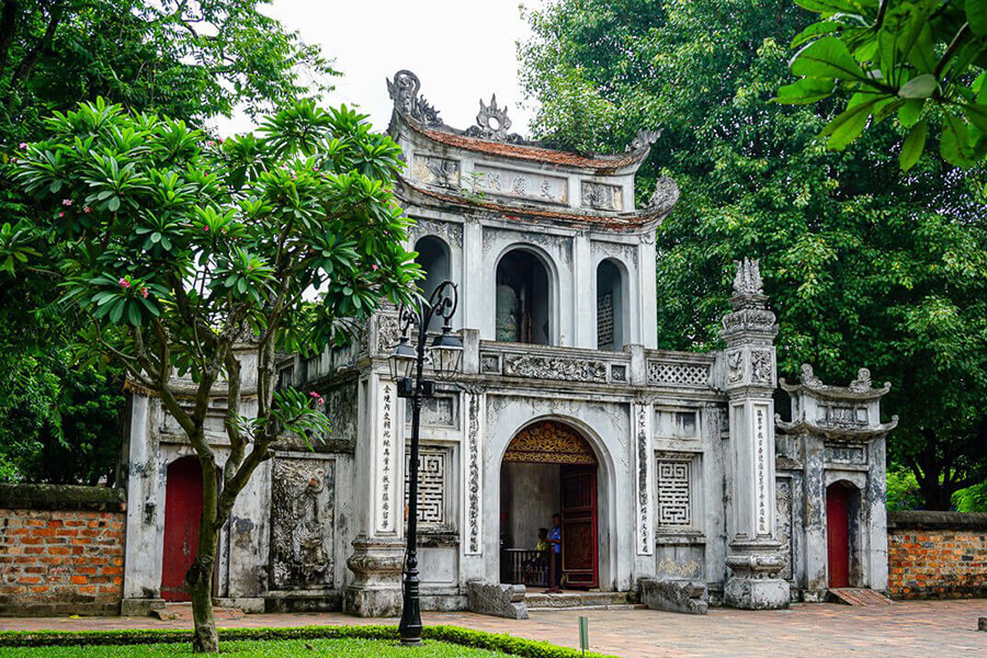 Entrance Gate Of Literature Temple