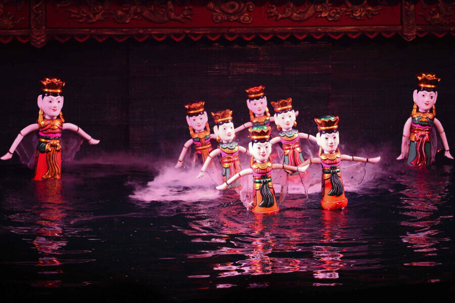 Water Puppet Show in Hanoi, Vietnam