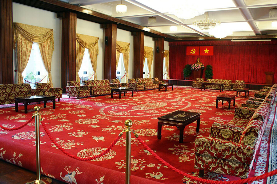 A Room Inside Reunification Palace In Saigon