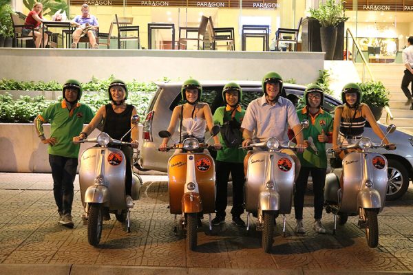 Amazing Saigon Vespa Tour After Dark