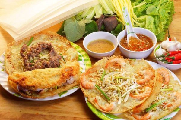 banh xeo vietnamese crispy cake vietnam tour packages