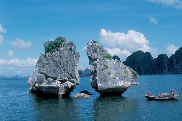 Fighting Cock Island In Halong Bay