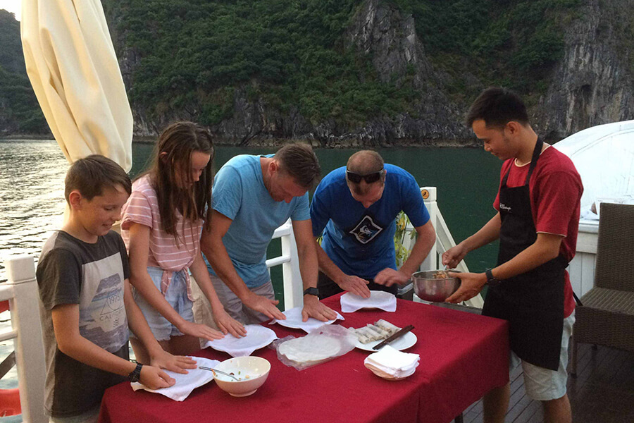 Halong Bay Family Cooking Class - Cruise Tours