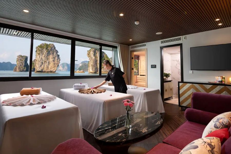 massage and spa in halong bay - vietnam spa tour