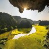 Panoramic View Of Tam Coc Classic Vietnam Tours