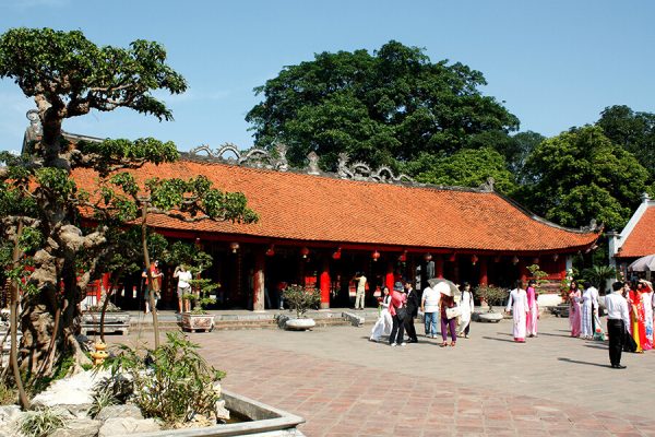 Temple Of Literature Hanoi North Vietnam Holiday