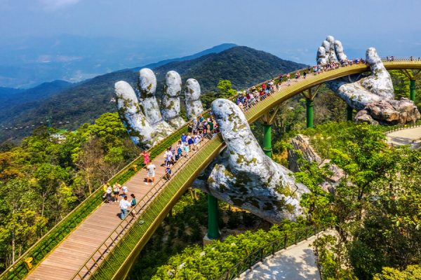 The New Symbol Of Danang The Goilden Bridge