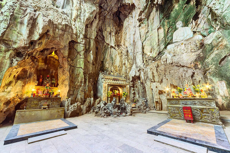 The Well Known Marble Mountain In Da Nang