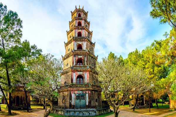 Thien Mu Pagoda In Hue Vietnam