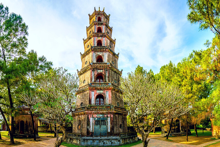 Thien Mu Pagoda In Hue Vietnam