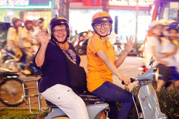 Vespa Tour After Dark In Saigon