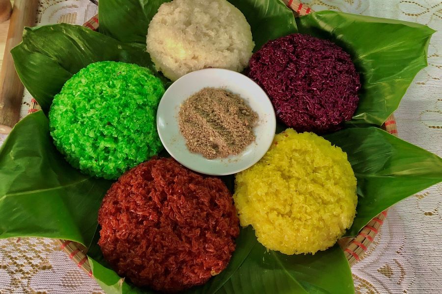 ha giang tour to five color sticky rice