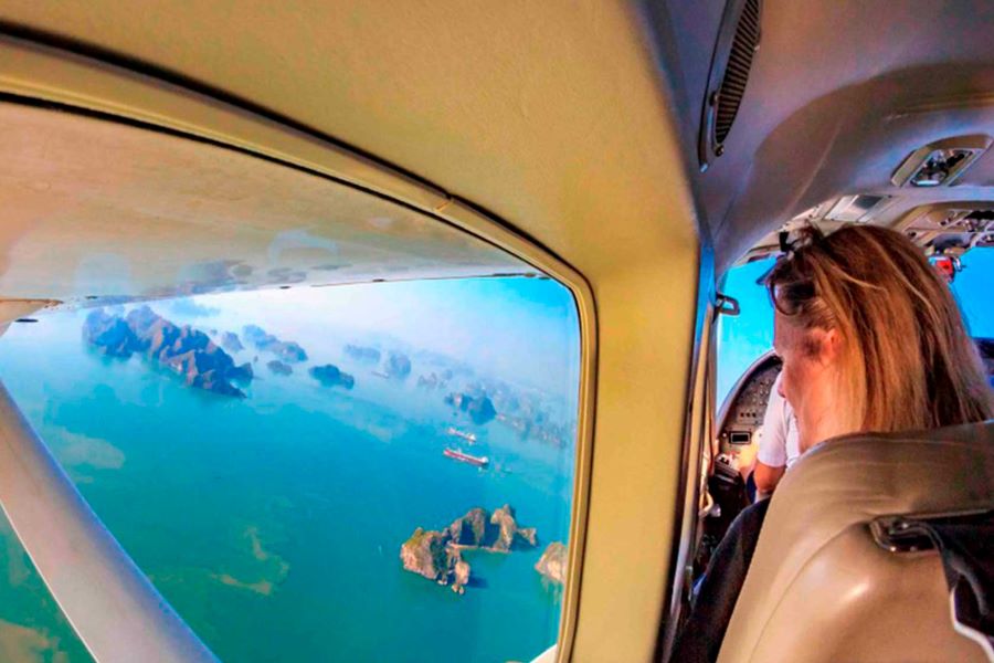 halong bay tour from seaplane