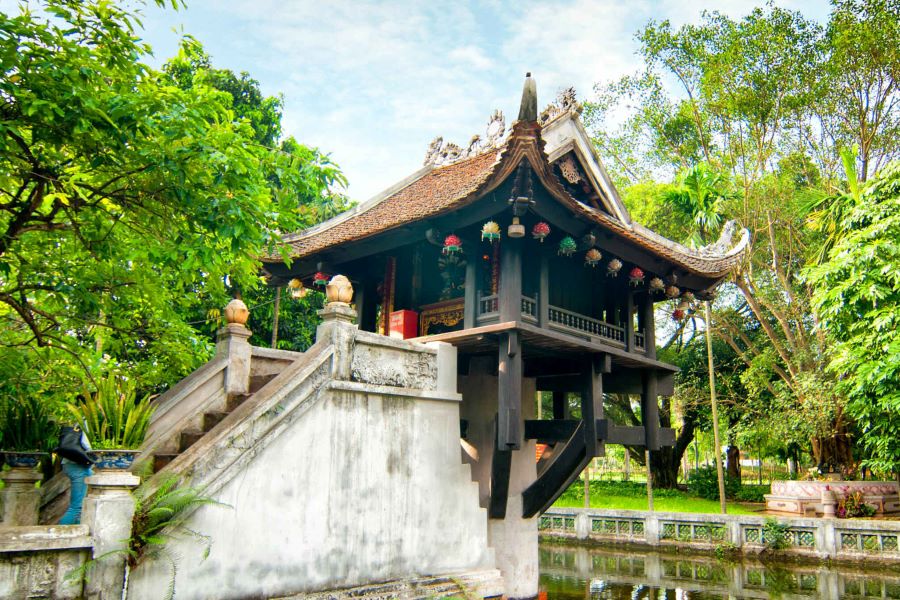hanoi day tours to one pillar pagoda