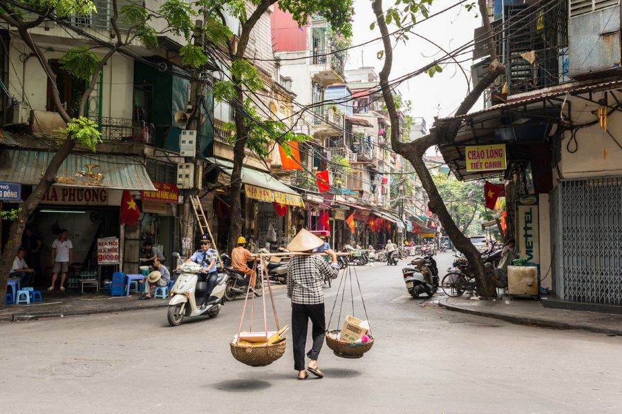 vietnam classic tours at hanoi old quarter