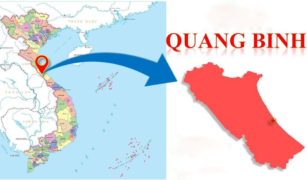 quang binh travel map