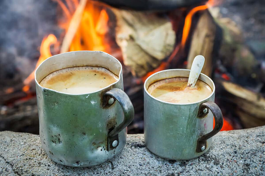 Camping coffee, Camping in Quang Binh