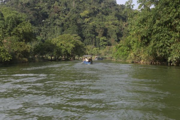 nang river in ba be nation park trekking