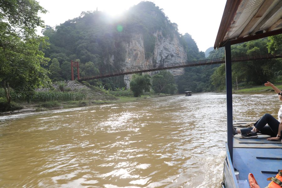nang river in ba be national park