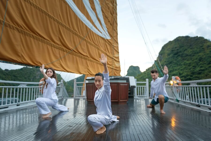 Tai Chi on Paradise Sails Cruise