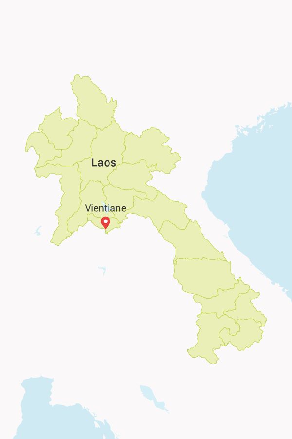 laos tour packages map