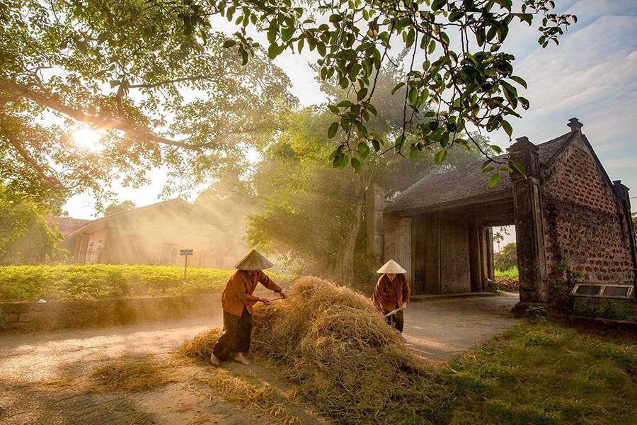 Duong Lam Ancient Village - Vietnam adventure tour