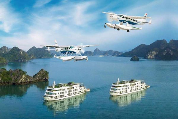 Hai Au seaplane & Halong Bay Cruise Tour