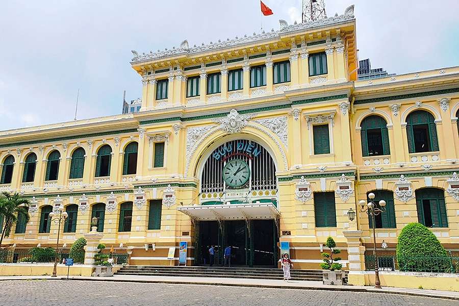 Saigon Old Post Office from Phu My Port