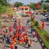 Temple of King Tran Hung Dao from Cai Lan Port