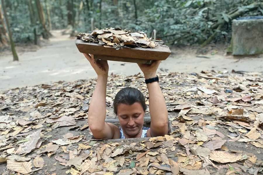 Cu Chi tunnels,Vietnam - Indochina tour