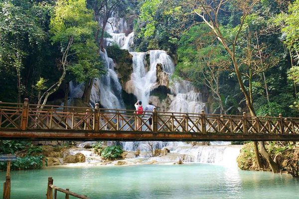 Kuang Si Waterfall Laos - Indochina tour