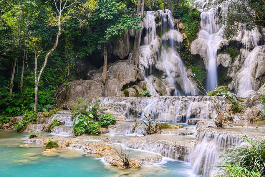 Kuangsi Waterfall, Laos - Indochina tour