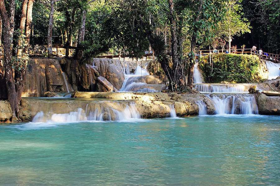 Tad Sae Waterfall - Laos tours