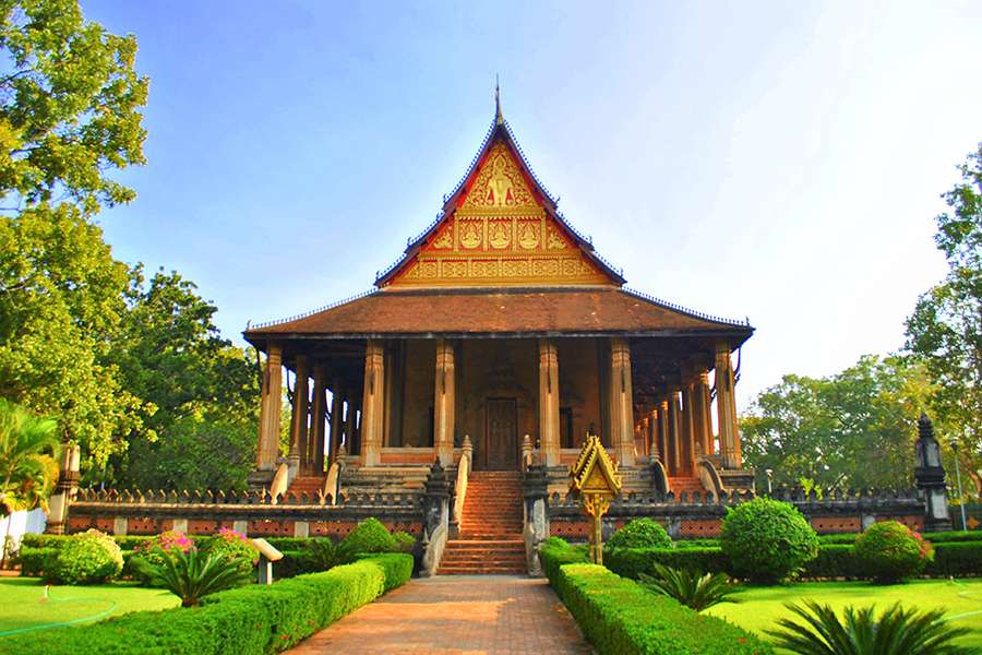 Wat Phra Keo Laos - Indochina tour