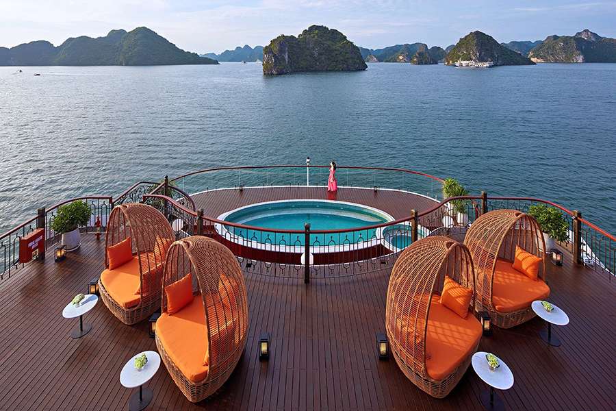 View of Indochine Premium Halong Bay tours