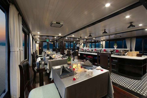 Restaurant on Lily Cruise - Halong Bay tours