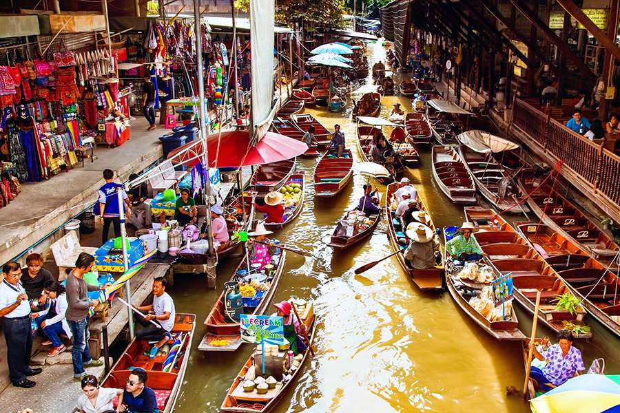 Damnoen Saduak floating market - Indochina tour