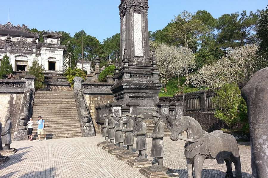 King Khai Dinh's Tomb- Vietnam family vacations