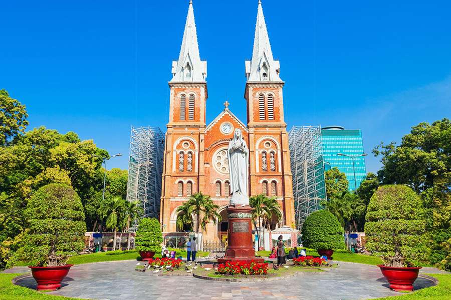 Notre Dame Cathedral- Vietnam family tours