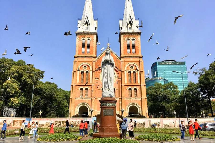 Notre Dame Cathedral in Saigon- Phu My shore excursions