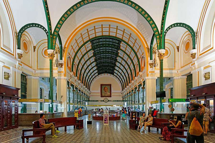 Saigon Central Post Office - Indochina tours