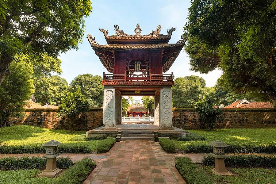 Temple of Literature in - Hanoi shore excursions