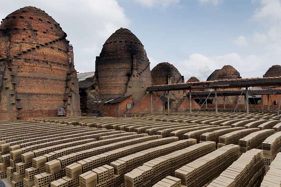 brick kilns in Vinh Long- Vietnam family vacations