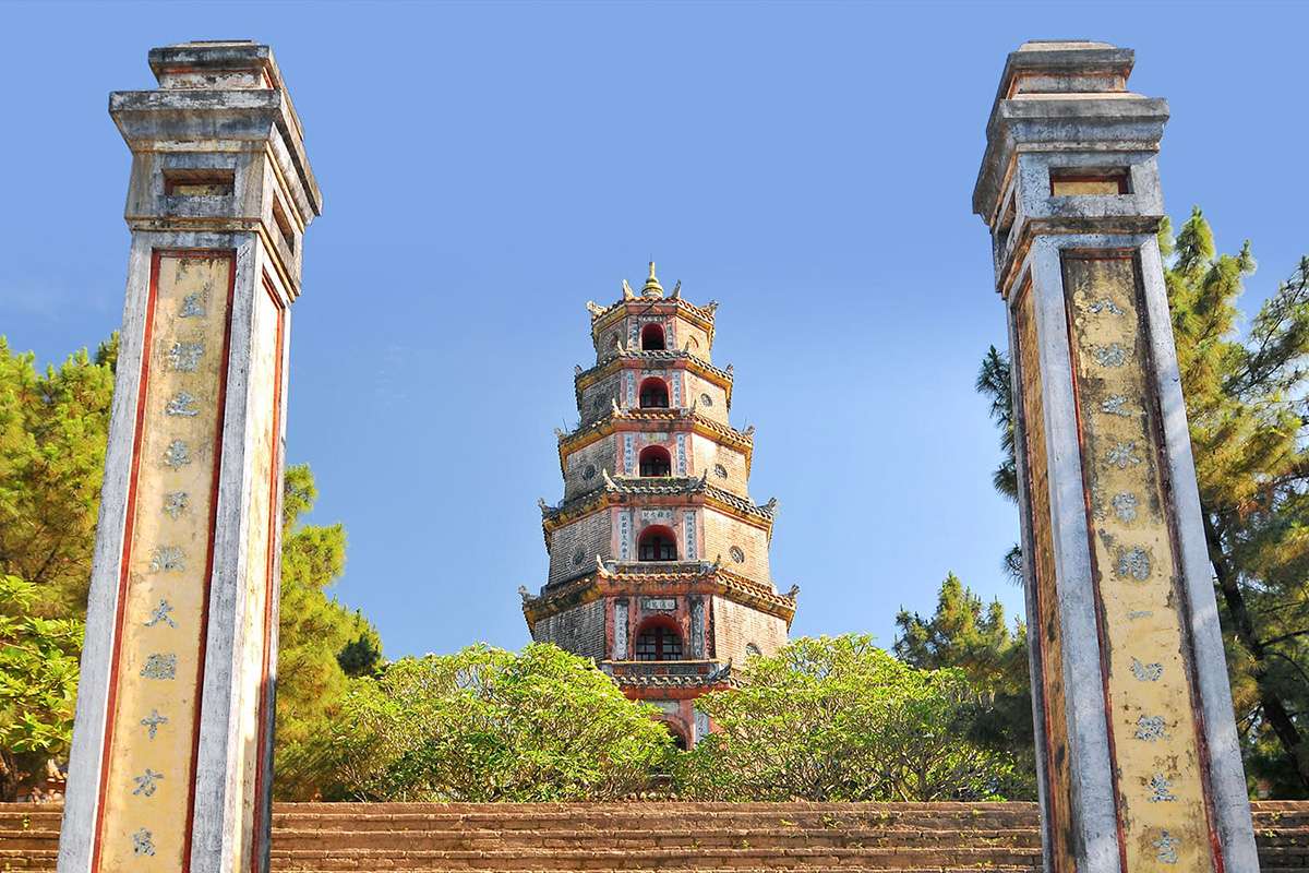 Thien Mu Pagoda in Hue day trips