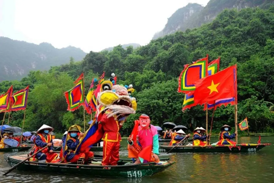 visiting trang an - vietnam classic tours