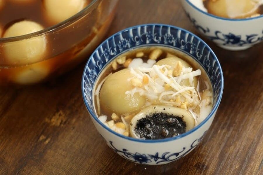 Glutinous Rice Balls - Autumn Street Foods in Vietnam