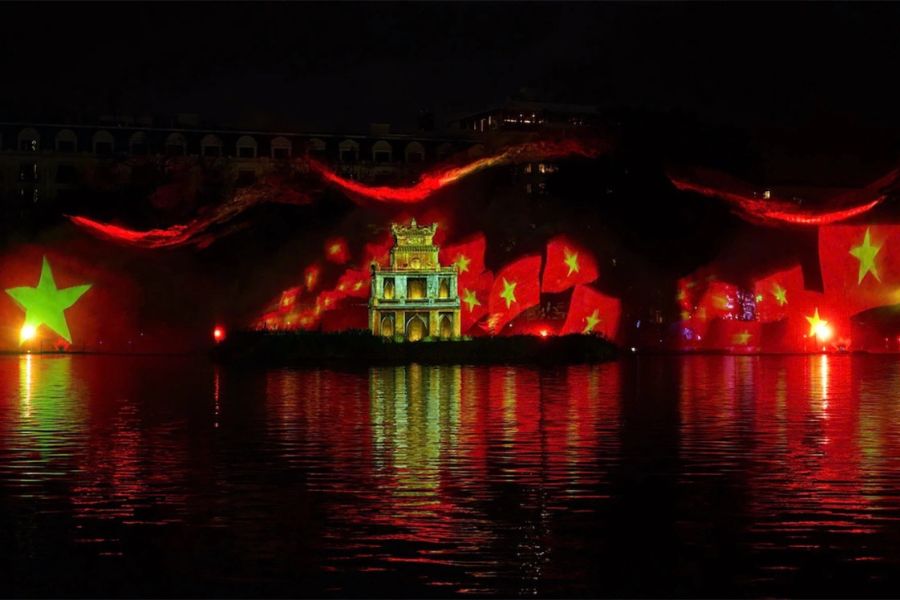 Urban 3D Mapping and Light Art Shows - new uniqe experiences in vietnam