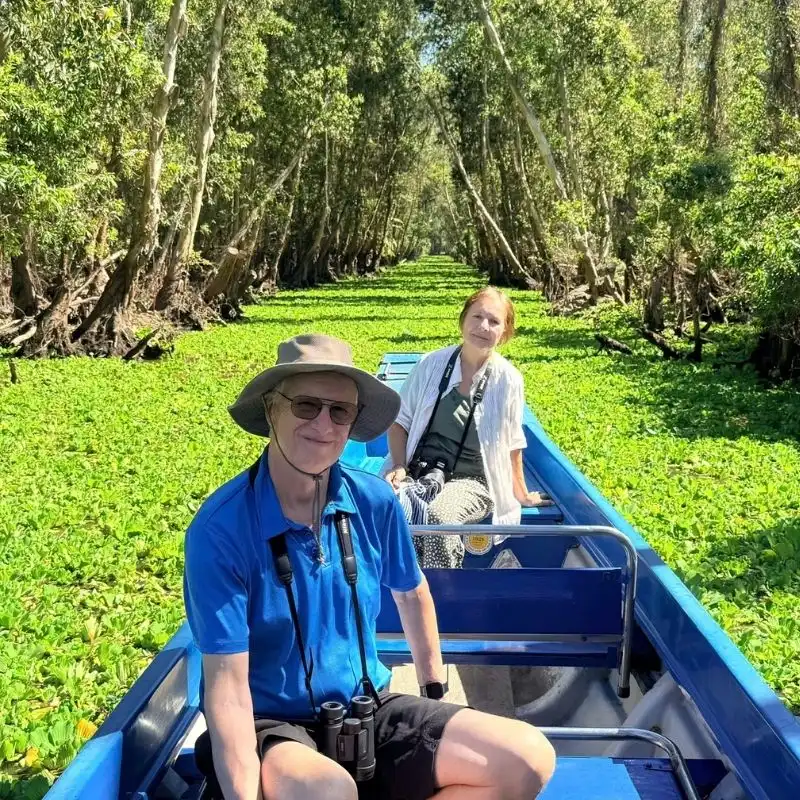Boat trip through Mekong Delta countryside organized by VietVision Travel